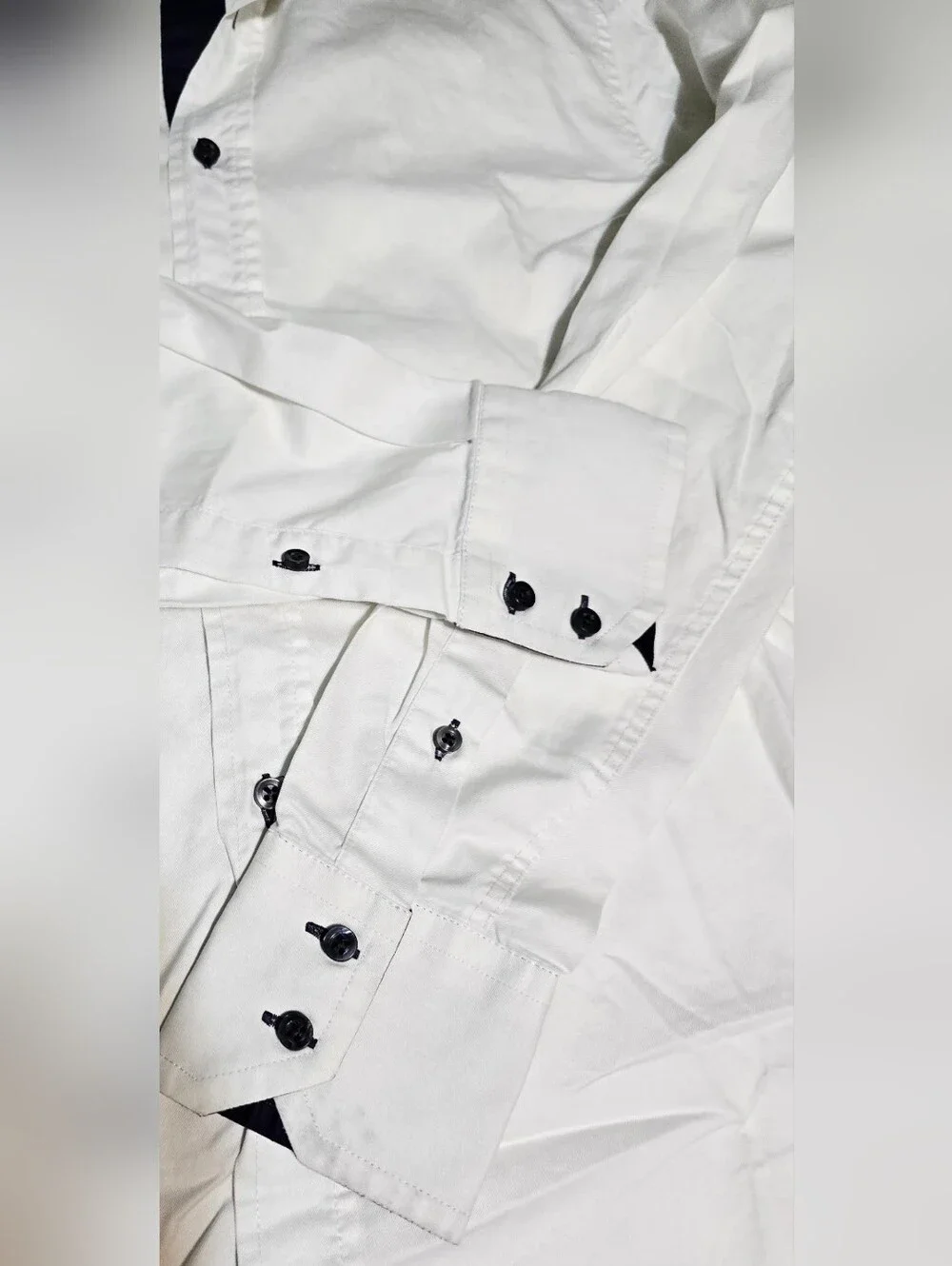 Bruce Field Double Retors White Button Up Dress Shirt - Picture 4 of 6